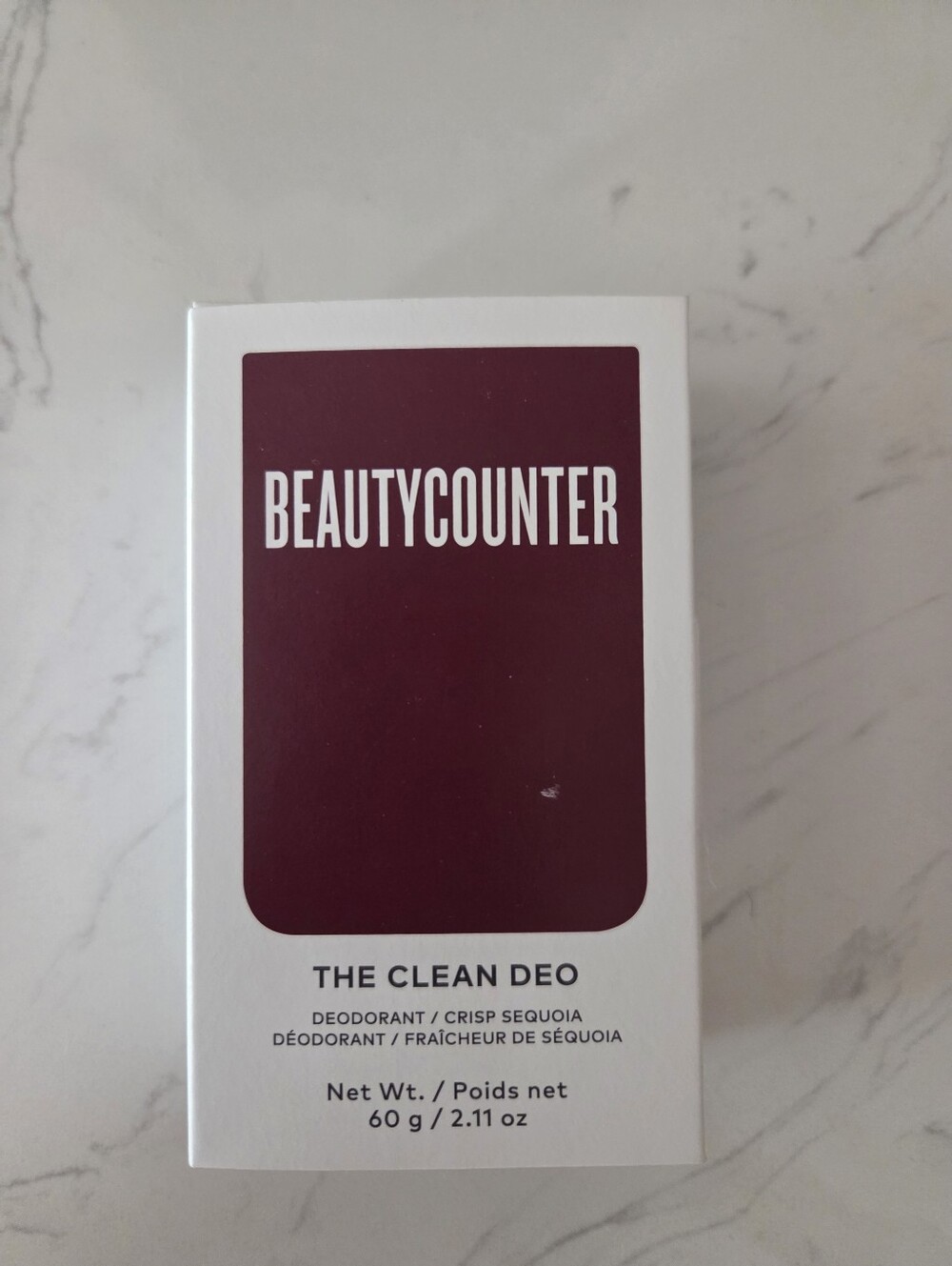 beautycounter Deep Berry & White The Clean Deo Packaging